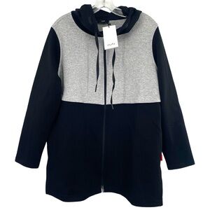 Ruti Colorblock Oversized Scuba Jacket New Size Medium Hoodie Sweatshirt